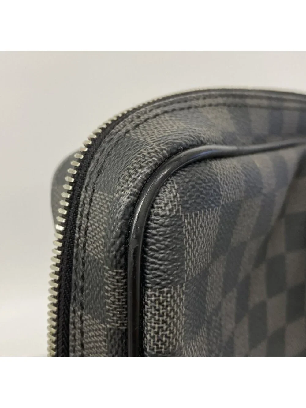 Louis Vuitton Briefcase Damier Graphite Porte Documents Voyage Black Gray